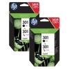 tedipro hp-301-promo-pack-multipack-noir-e-plusieurs-couleurs-28575-2x N9J72AE